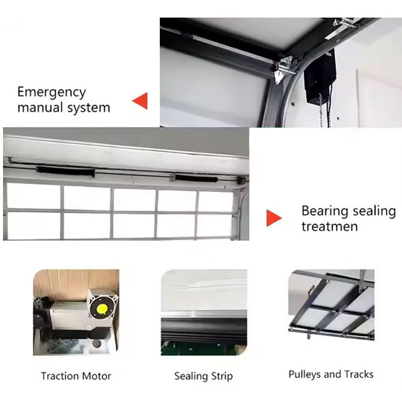 Aluminum Alloy Flip-up Garage Door