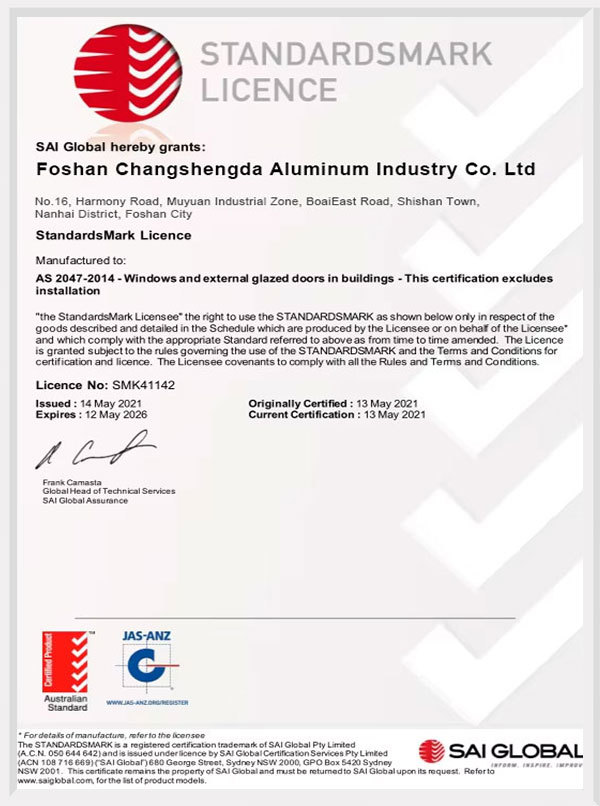 Certificates