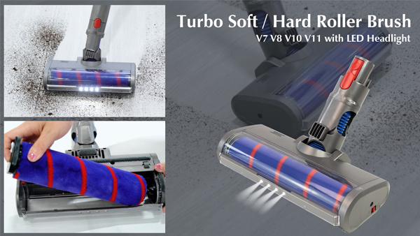 Electric Carpet Hard Floor Vacuum Cleaner Brush