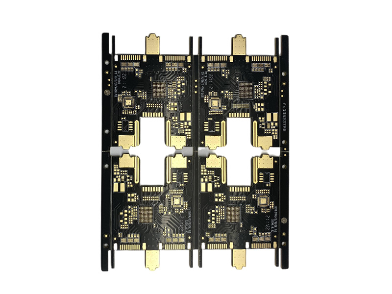 4-layer power board-black oil-sink gold