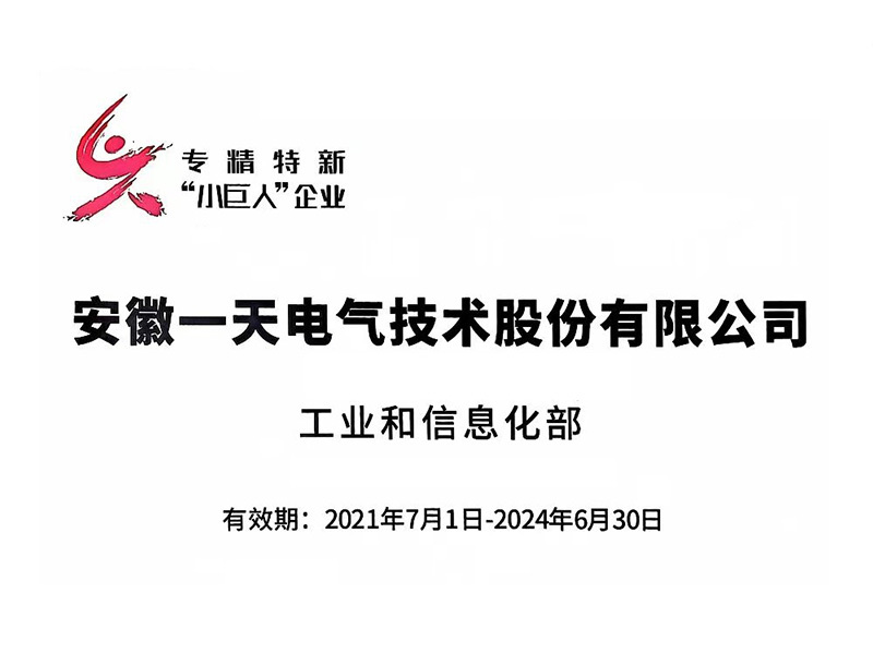 專精特新“小巨人”企業 專精特新“小巨人”企業
