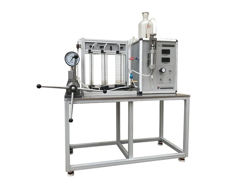 Gas-liquid relative permeability measuring instrument