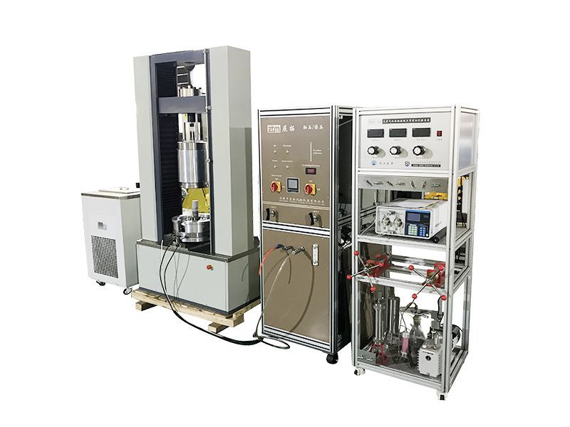 Natural gas hydrate triaxial mechanical tester