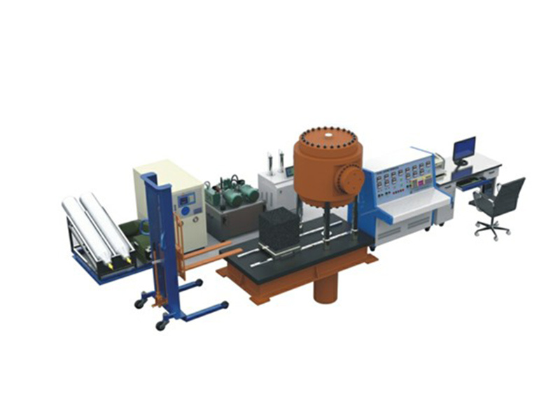 True Triaxial Fracture Propagation Simulation System for Shale (ST-2 Type)