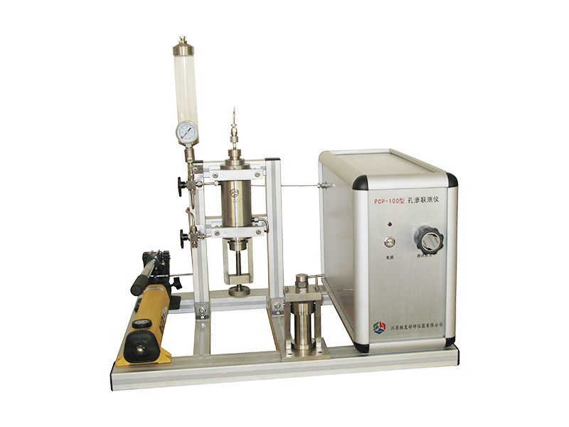 Full-automatic porosity-permeability measuring instrument