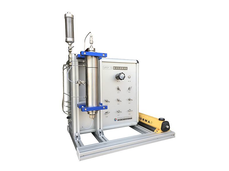 Overburden pressure pore-permeability tester