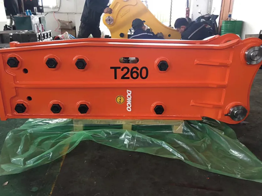 Model and selection of hydraulic breaker