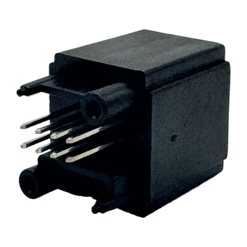 Pitch=2.54mm 8pin 双排直插黑色针座