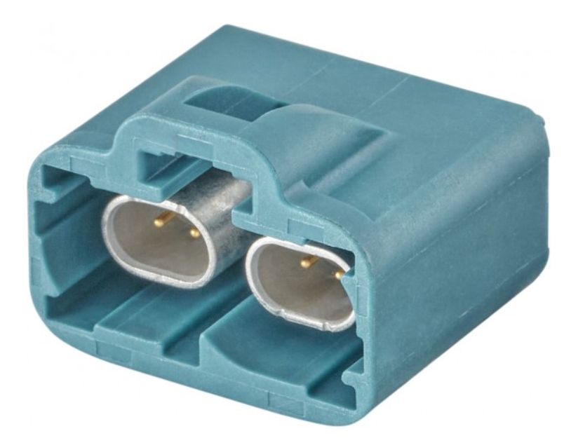 H-MTD 2 Port PCB Plug Connector ,V-T, code A ～ code Z（车载以太网PCB板端连接器）