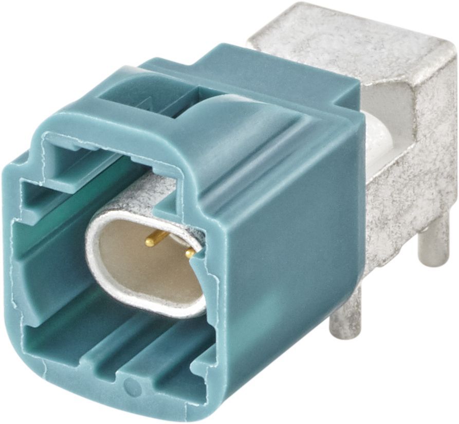 H-MTD 1 Port PCB Plug Connector ,R-A, code A ～ code Z（车载以太网PCB板端连接器）