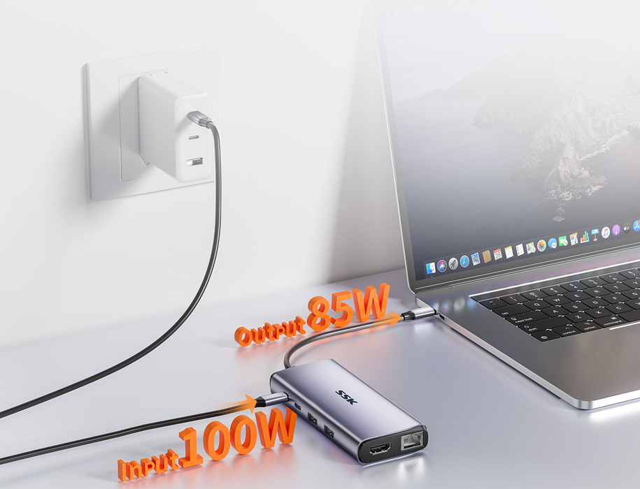 SSK 10Gbps USB C Hub