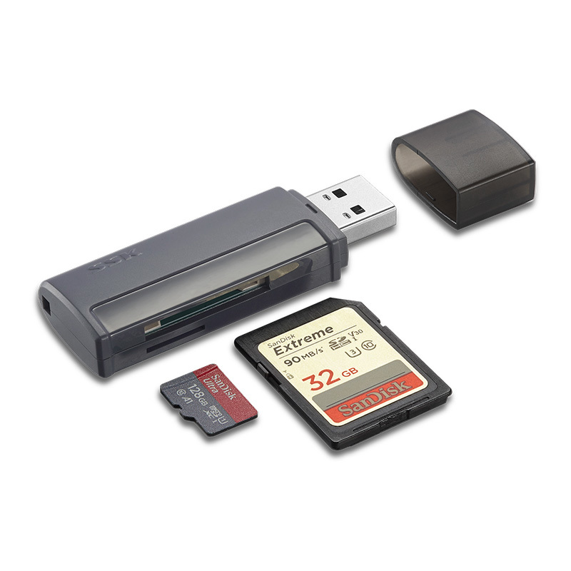 SSK USB3.1 2 in 1 Card Reader - SCRM400