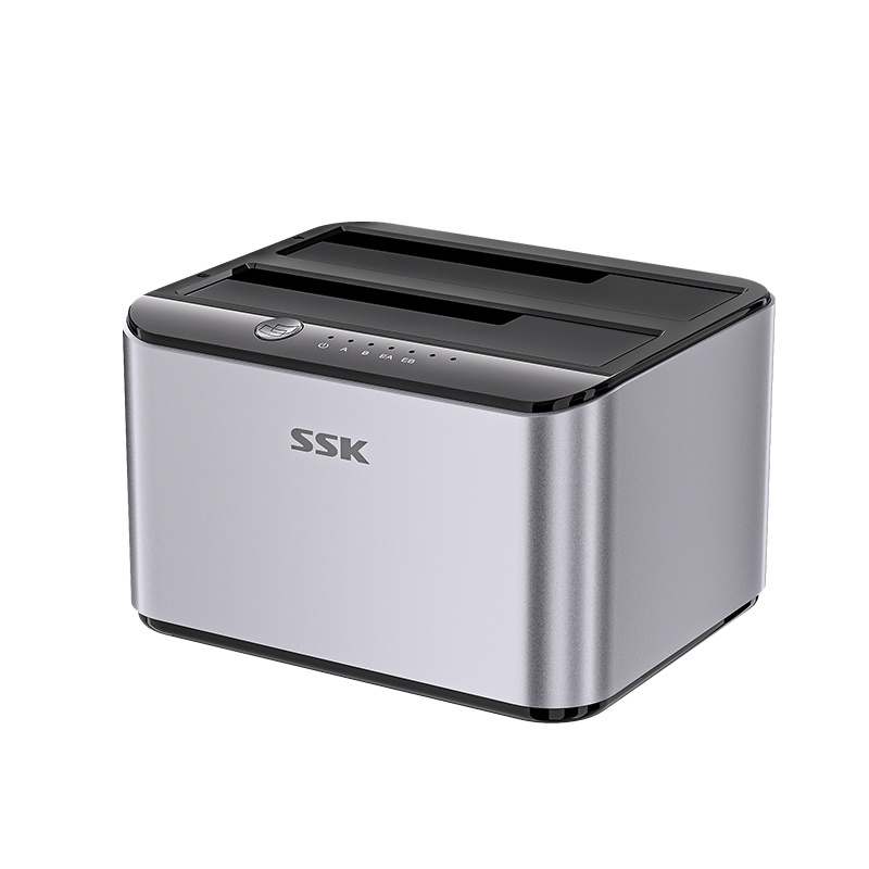 SSK Dual Slot HDD Docking Station Four Modes- RD200