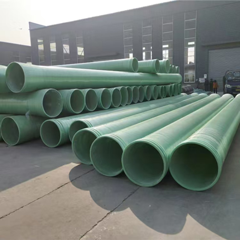 Fiberglass sand filled pipeline