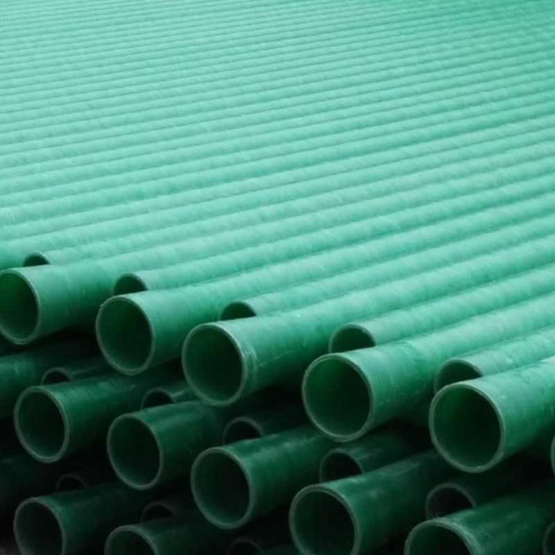 Fiberglass cable protection pipeline