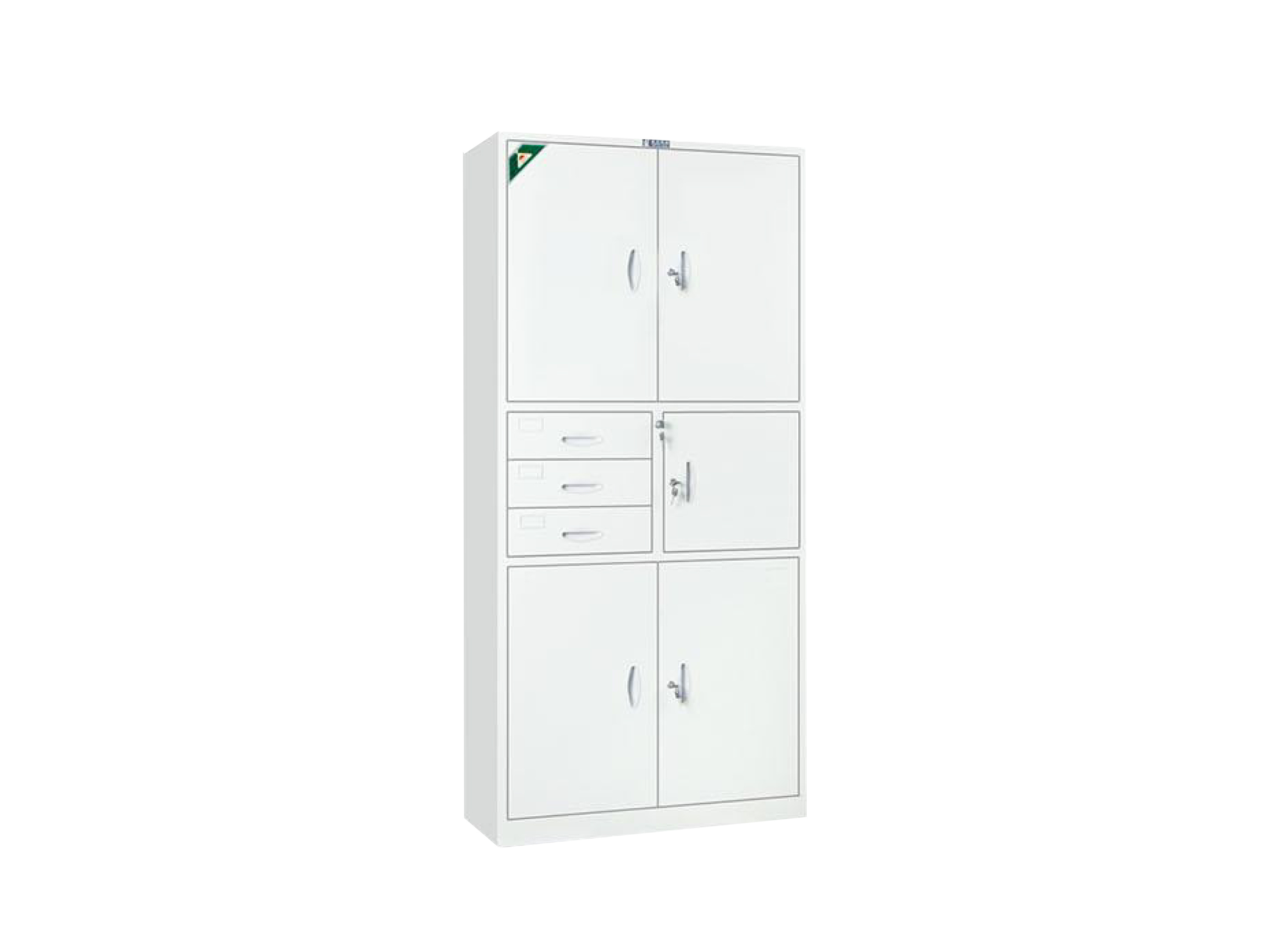 YGXD-G-01 partial three-bucket filing cabinet