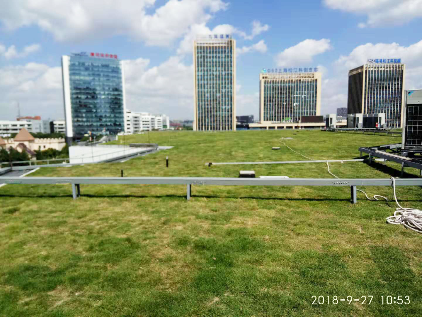 上海松江科技園屋頂綠化工程