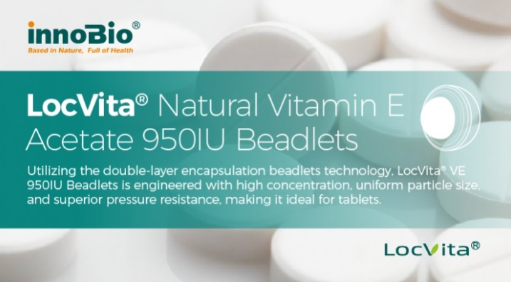 LocVita® Natural Vitamin E Acetate 950IU Beadlets