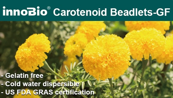 INNOBlO Carotenoid Beadlets-GF, An excellent choice for tablets and hardcapsules