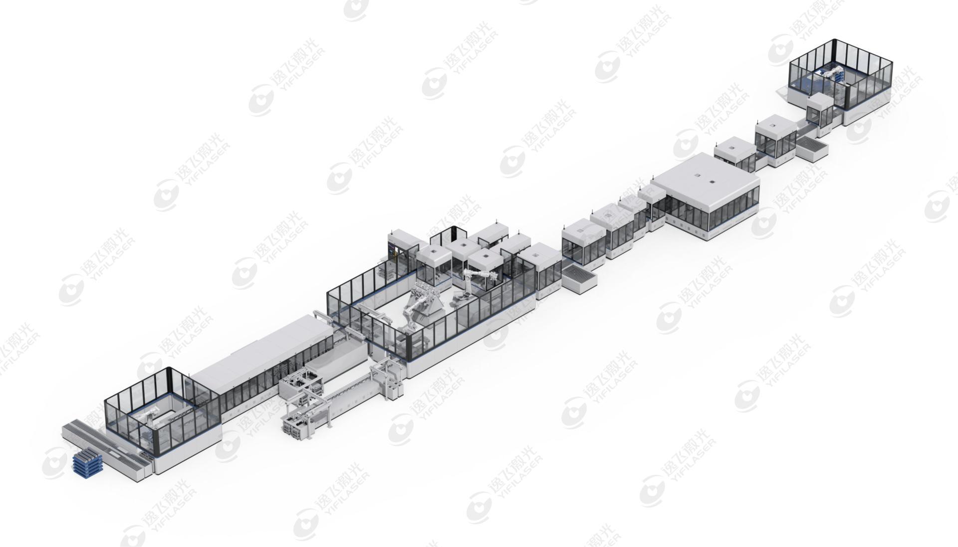 Prismatic Battery Module Mass Production Equipment - Liquid/Air Cooled Type