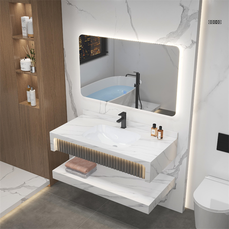 Low Price Sales Stone Counter Double Deck Slate Rock Basin For Bathroom