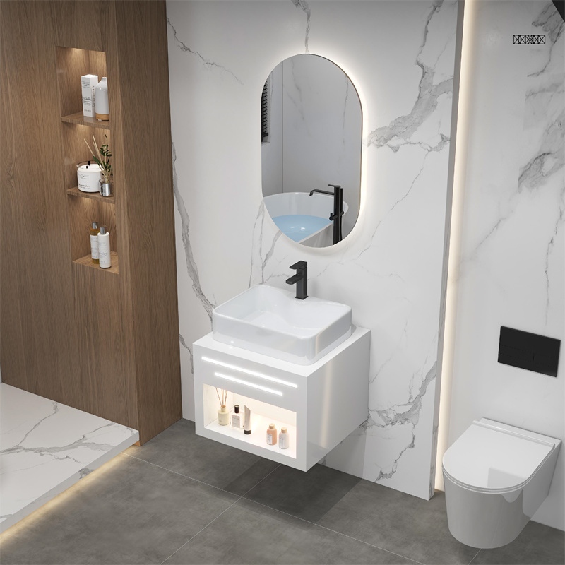 Factory Customized Luxury Countertop Rectangular Single Sink Slate Wash Basin Bathroom