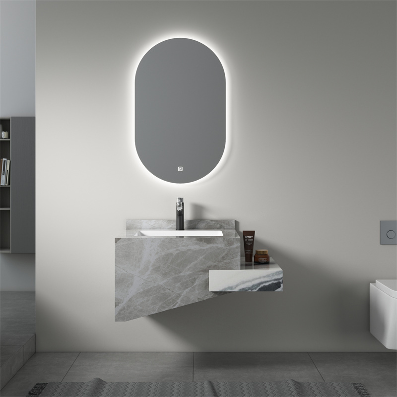 Precio directo de fábrica combinación de gabinete de baño moderno simple lavabo de baño con tablero de pizarra