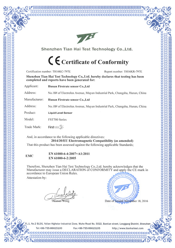 CE-EMC-Liquid Level Sensor CE-EMC-Liquid Level Sensor