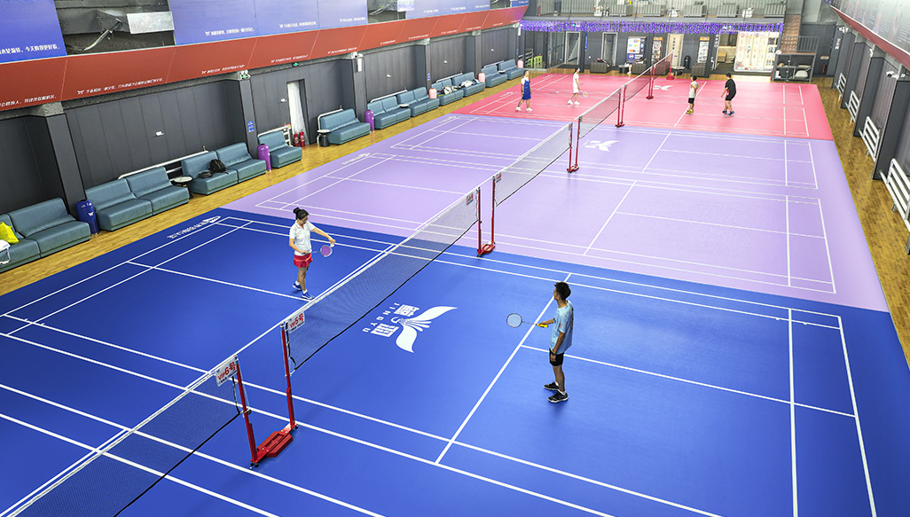 Badminton Sports Venue, Ice Crystal Sand PLUS 4.5mm—Harbin, Heilongjiang