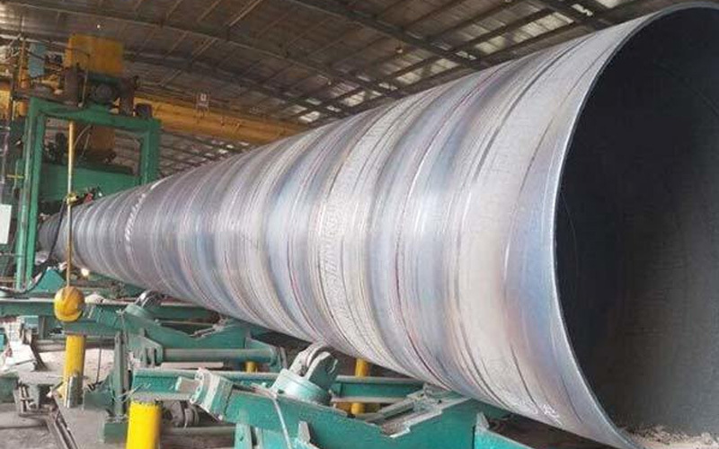 Spiral steel pipe