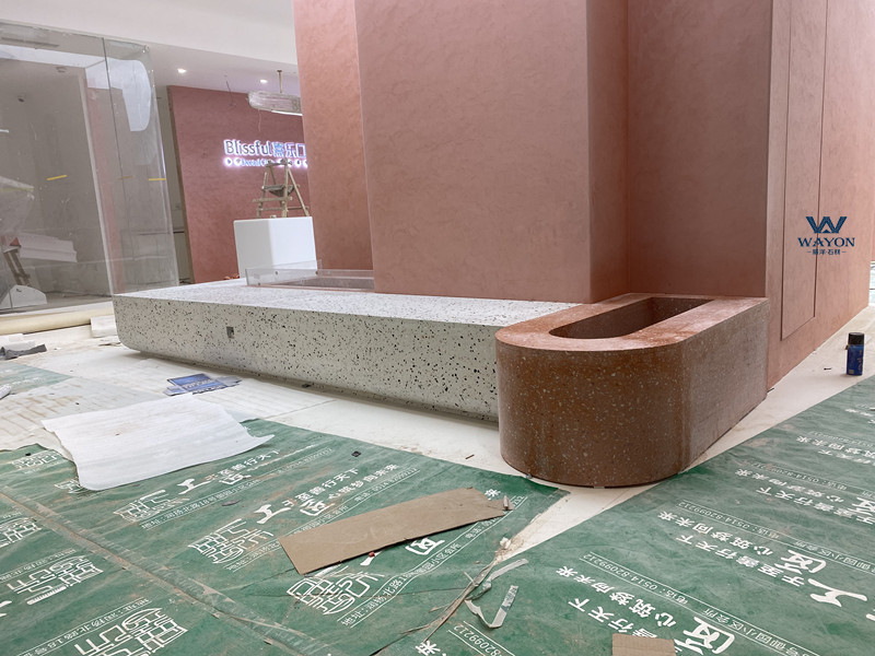 扬州嘉乐口腔诊所绿植区展示台