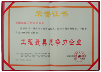2010年工程最具竞争力企业 2010年工程最具竞争力企业