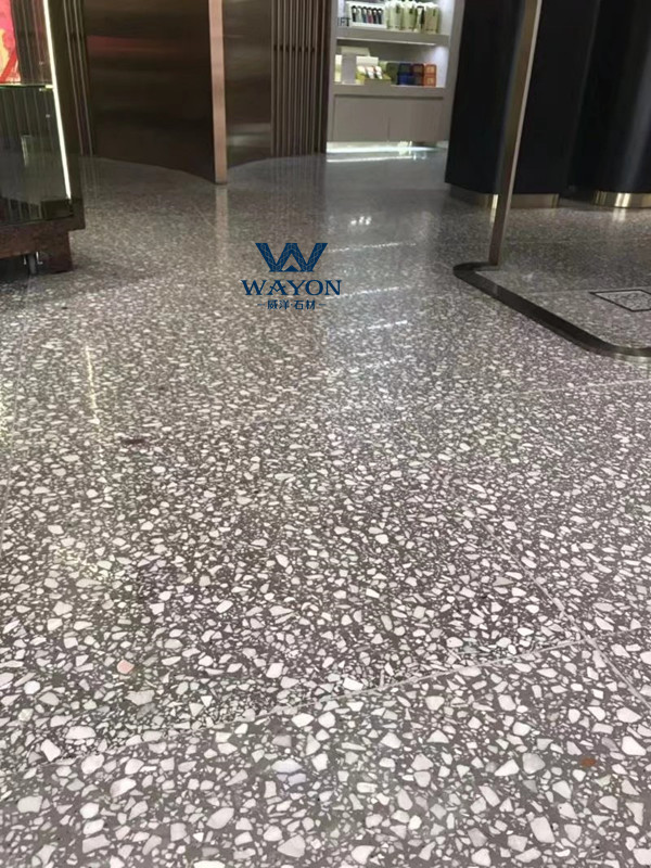 泰国皇家免税店水磨石地面（WT241华伦天奴灰）
