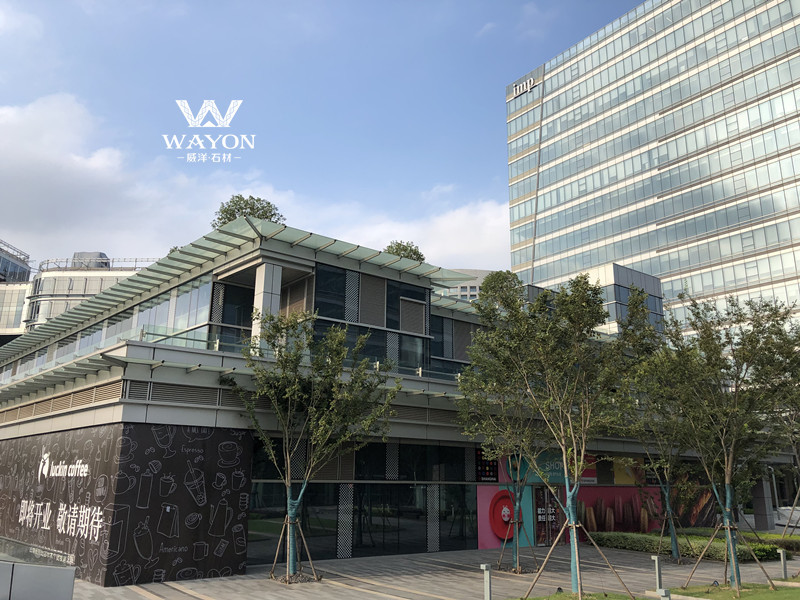上海环球都会广场水磨石工程