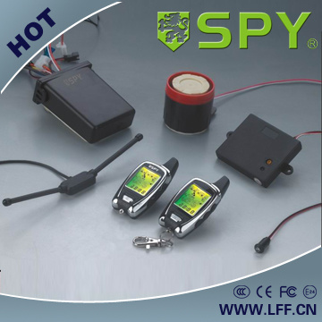 SPY 2 way LCD motorcycle alarm / 5000M installation