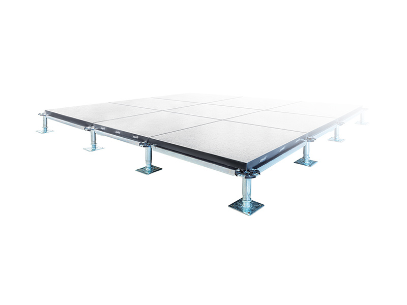 High-strength wood-based anti-static raised access floor