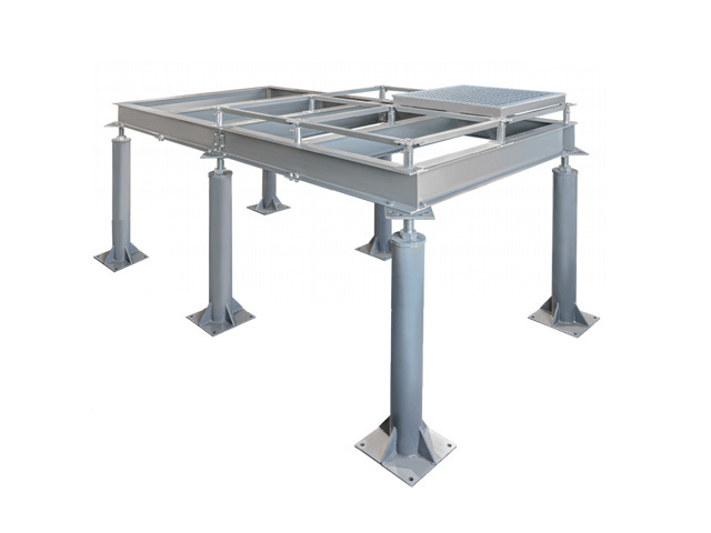 Aluminum alloy floor bridge frame