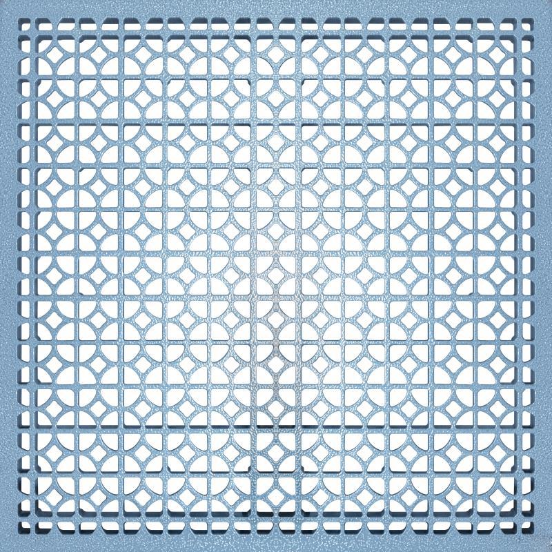 Plum blossom-shaped cast aluminum ventilation plate