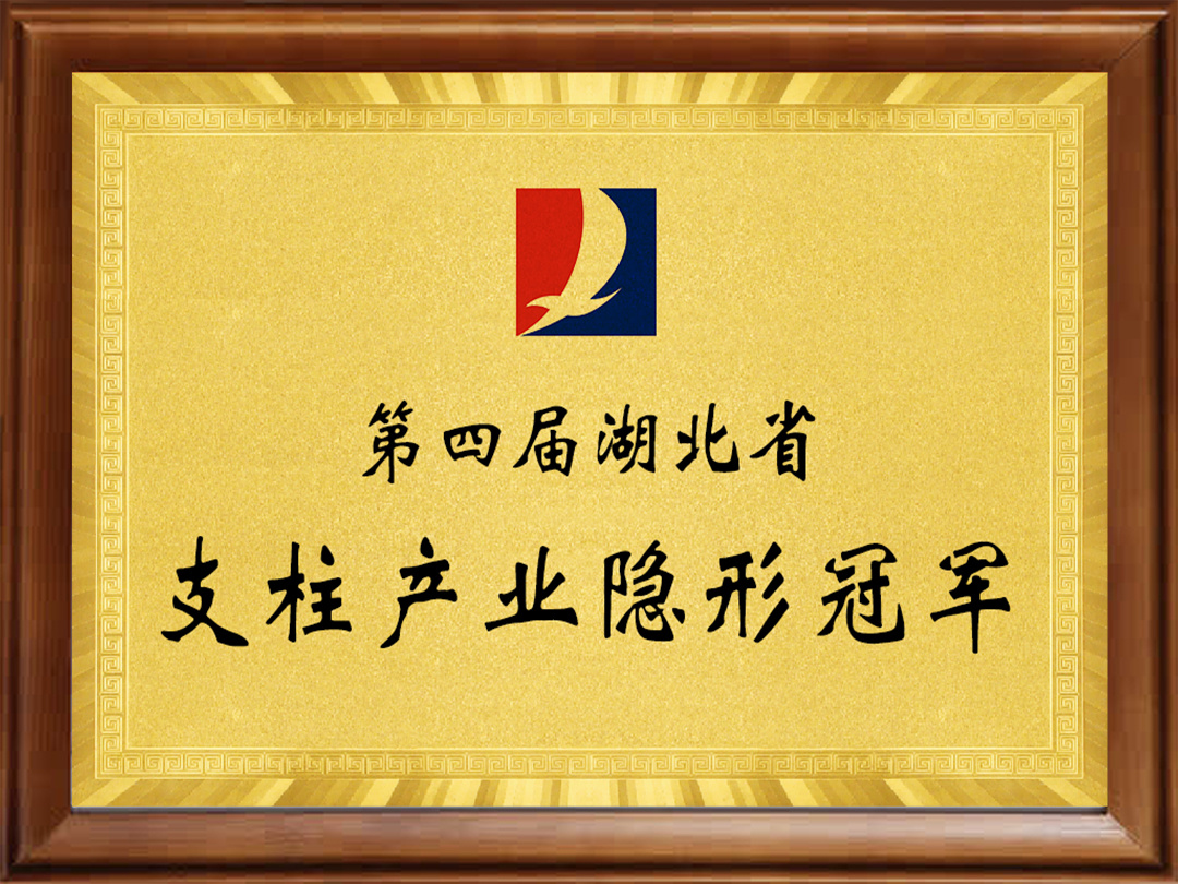 The Fourth Hidden Champion of Pillar Industries in Hubei Province The Fourth Hidden Champion of Pillar Industries in Hubei Province