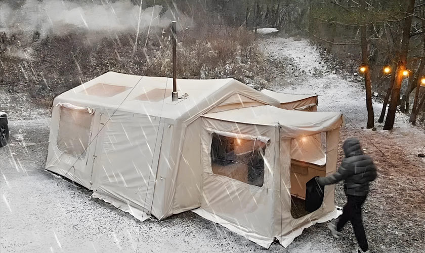 Могут ли палатки с мягкой крышей держать снег?