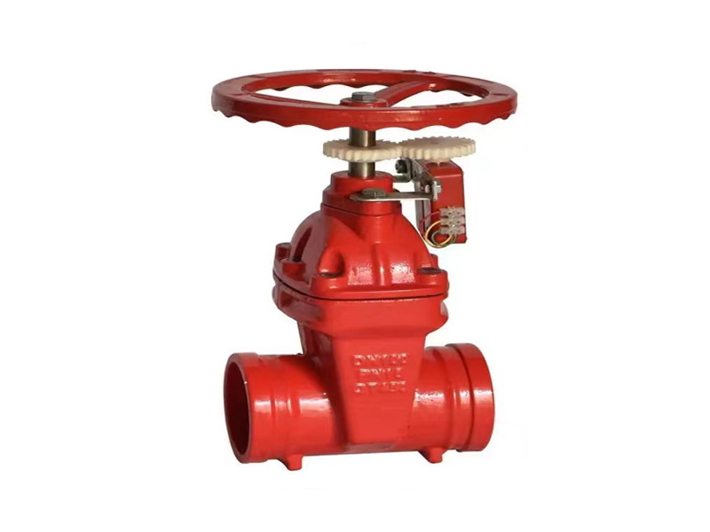 Grooved signal gate valve