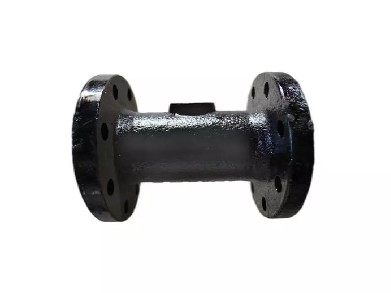 Double flange short pipe