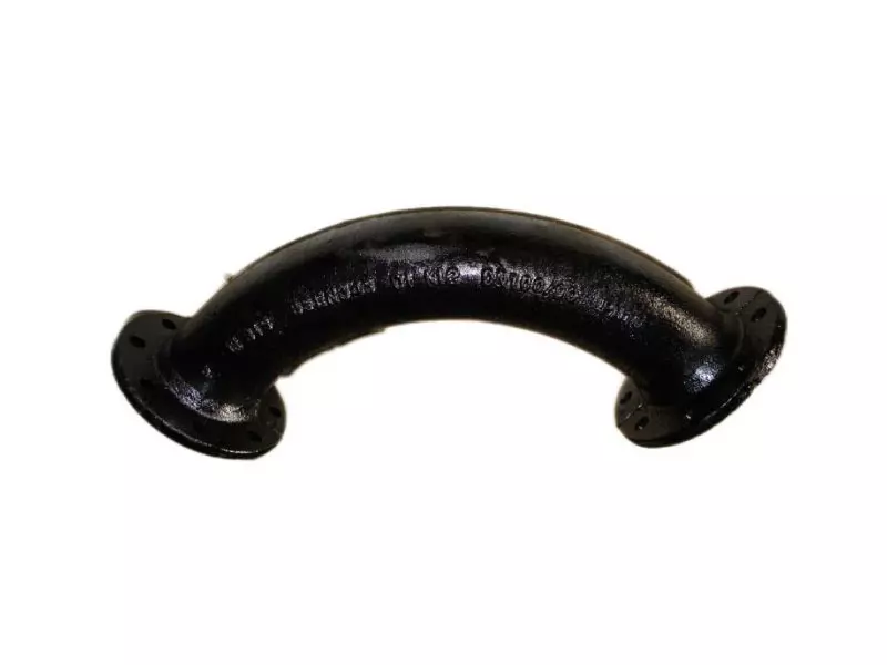 90 ° Flange long bend