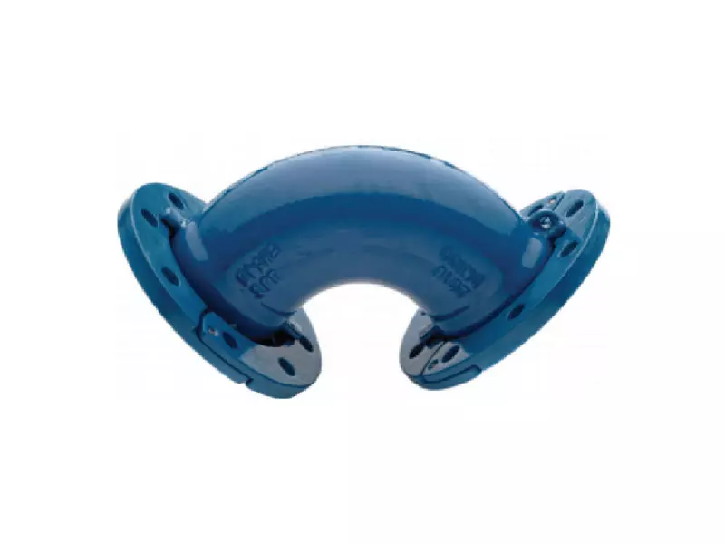 Double activity flange bend pipe