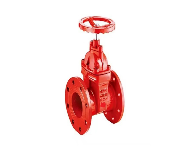 Flanged concealed stem gate valve
