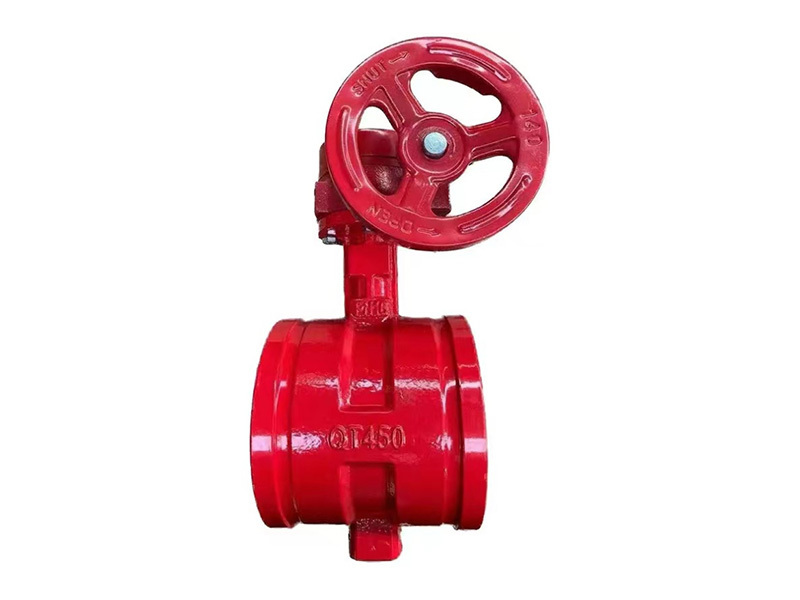 Turbine butterfly valve