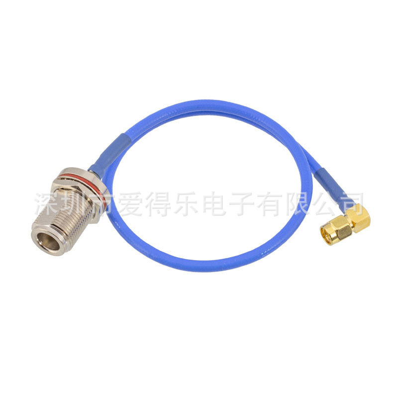 爱(Ai)得(De)乐(Le)/ADL  N 型(Xing)母(Mu)头(Tou)转(Zhuan)SMA弯(Wan)公(Gong)头(Tou)，(?)RG141半(Ban)柔(Rou)线(Xian)连(Lian)接(Jie)，(?)电(Dian)缆(Lan)组(Zu)件(Jian)