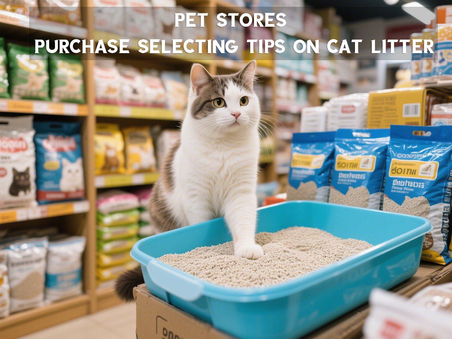 Pet Stores Purchase Selecting Tips on Cat Litter