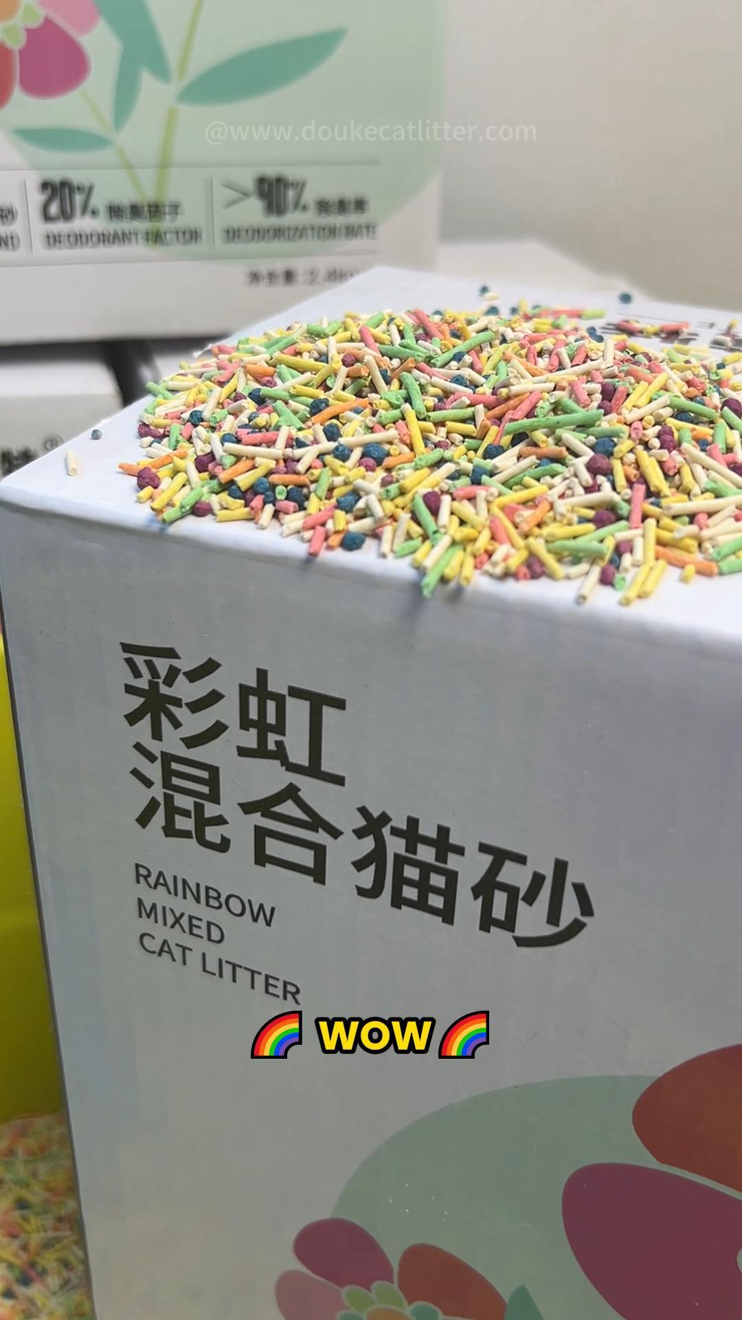 eco clean tofu cat litter customized factory