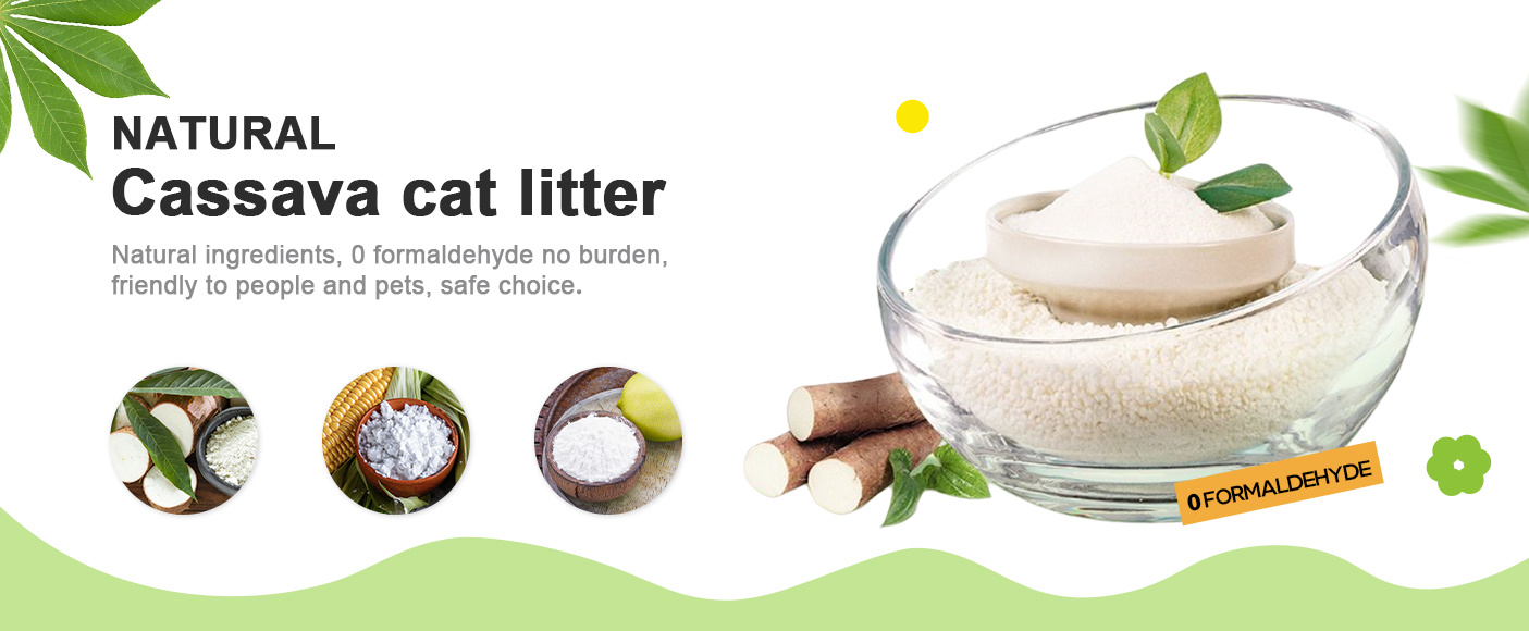 natural cassava cat litter